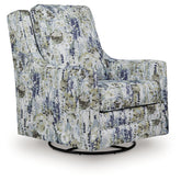 Prime Furniture - Ashley Furniture - Dustinford Swivel Glider Accent Chair - Swivel Glider Accent Chair / Multi - A3000732